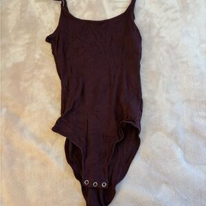 Womens Maroon Bodysuit from American Eagle